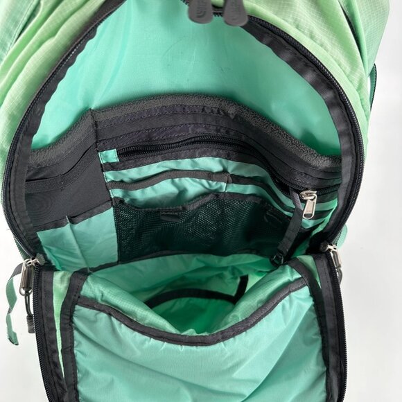 The North Face Recon Mint Green Multi Pocket Zipper College Hiking Backpack main image 8